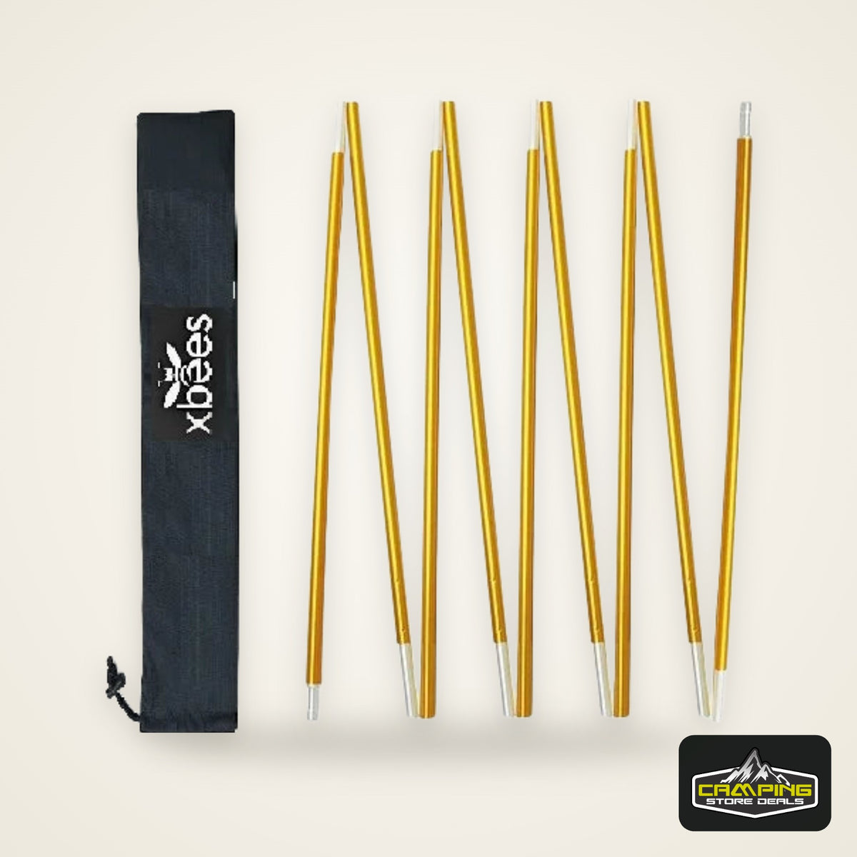 1pcs Xbees Tent Pole 8.5/9.5/11mm Camping Aluminum Alloy Tent Pole 360/400/440CM Camping Essential Accessories