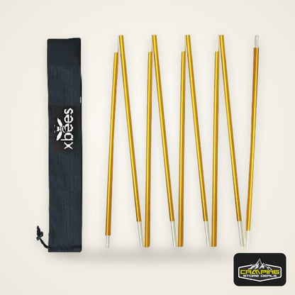 1pcs Xbees Tent Pole 8.5/9.5/11mm Camping Aluminum Alloy Tent Pole 360/400/440CM Camping Essential Accessories