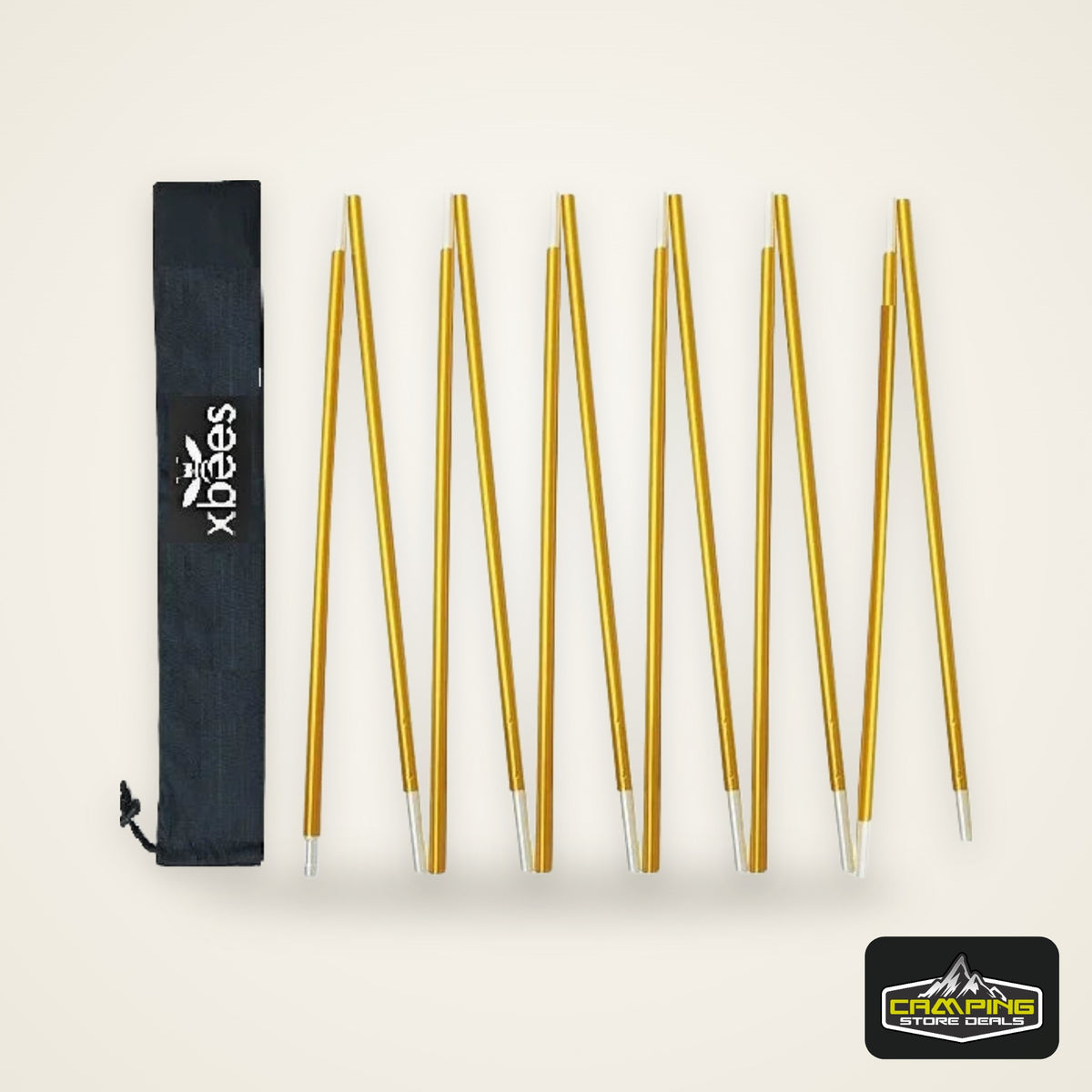 1pcs Xbees Tent Pole 8.5/9.5/11mm Camping Aluminum Alloy Tent Pole 360/400/440CM Camping Essential Accessories