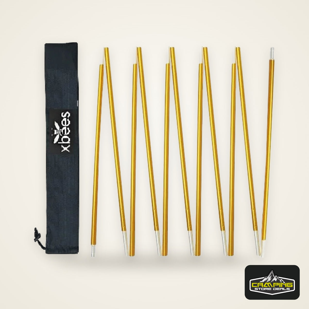 1pcs Xbees Tent Pole 8.5/9.5/11mm Camping Aluminum Alloy Tent Pole 360/400/440CM Camping Essential Accessories
