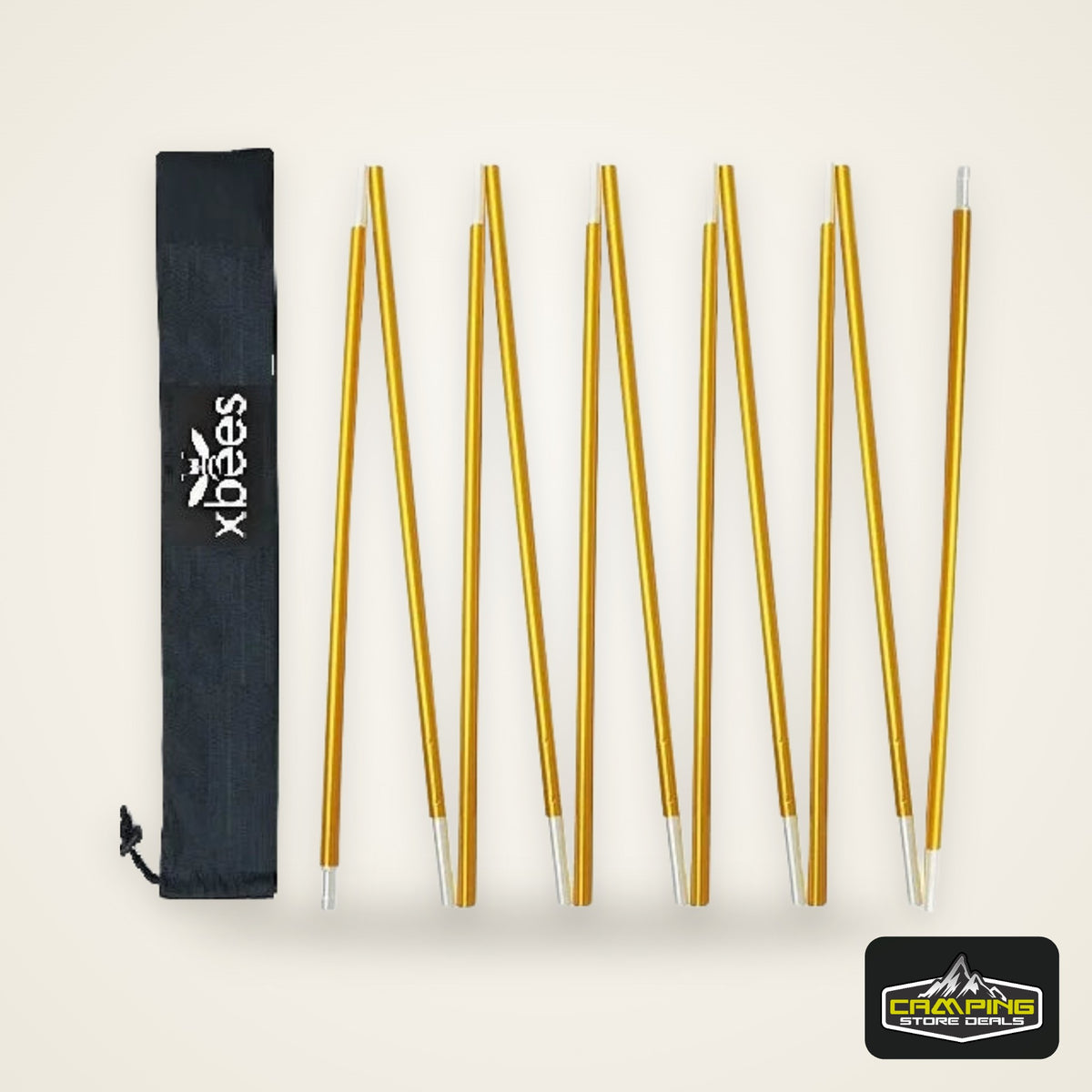 1pcs Xbees Tent Pole 8.5/9.5/11mm Camping Aluminum Alloy Tent Pole 360/400/440CM Camping Essential Accessories