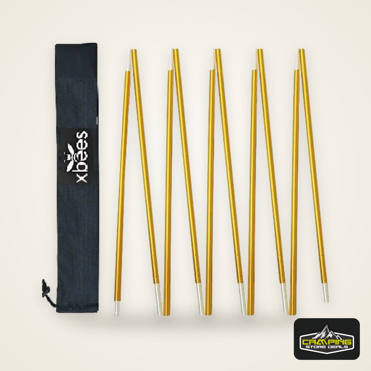 1pcs Xbees Tent Pole 8.5/9.5/11mm Camping Aluminum Alloy Tent Pole 360/400/440CM Camping Essential Accessories