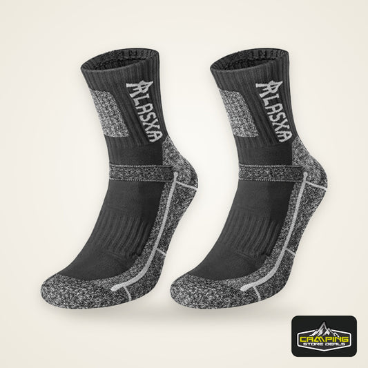 2 Pairs Winter Thermal Men Sports Socks Outdoor Warm Cycling Running Hiking Skiing Breathable Professional Crew Socks