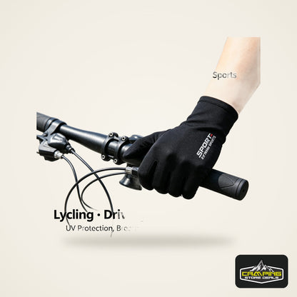 Ice Silk Sun Protection Fishing Gloves