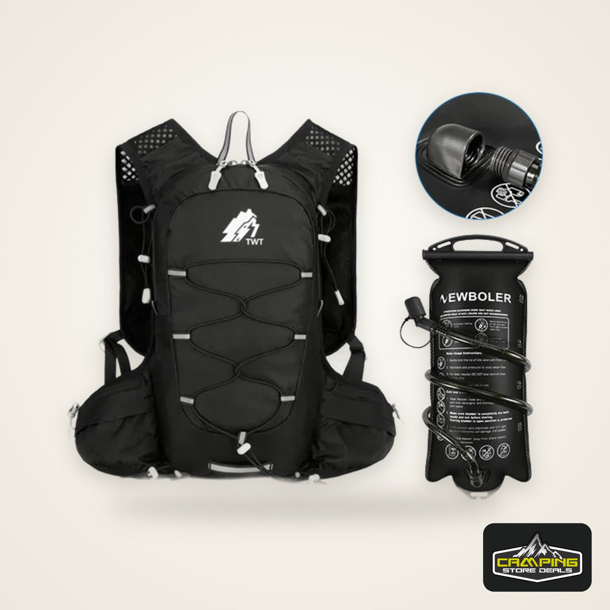 20L Outdoor Lightweight Backpack Trail Running Backpack Cycling Bag Mountaineering Backpack Hiking Backpack Hydration Backpack