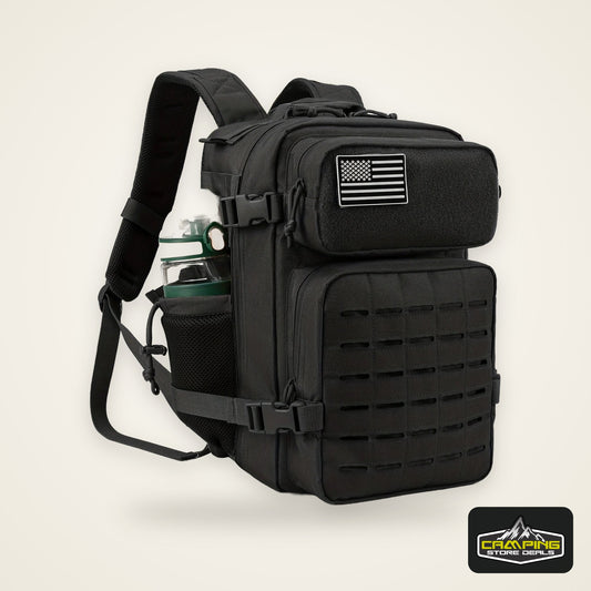 25L Tactical Backpack Outdoor Bag Fitness Backpack MOLLE Backpack Women's/Men's Hiking Survival Backpack Men's Dual Cup Holder