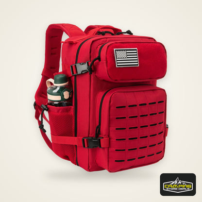 25L Tactical Backpack Outdoor Bag Fitness Backpack MOLLE Backpack Women's/Men's Hiking Survival Backpack Men's Dual Cup Holder