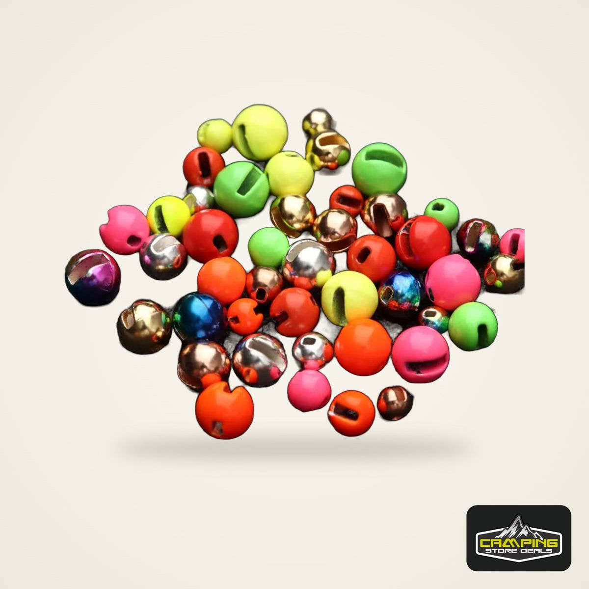 Slotted Tungsten Fly Tying Beads (25 Pack)