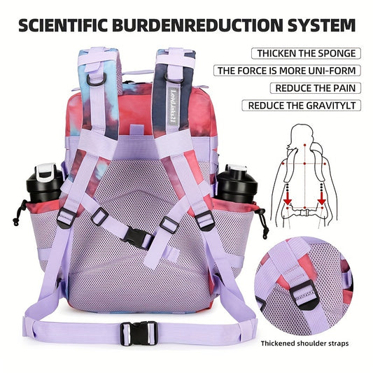 Waterproof Hiking Backpack - Durable Camping Bag for Outdoor Adventures with Rain Cover and Multiple Compartments