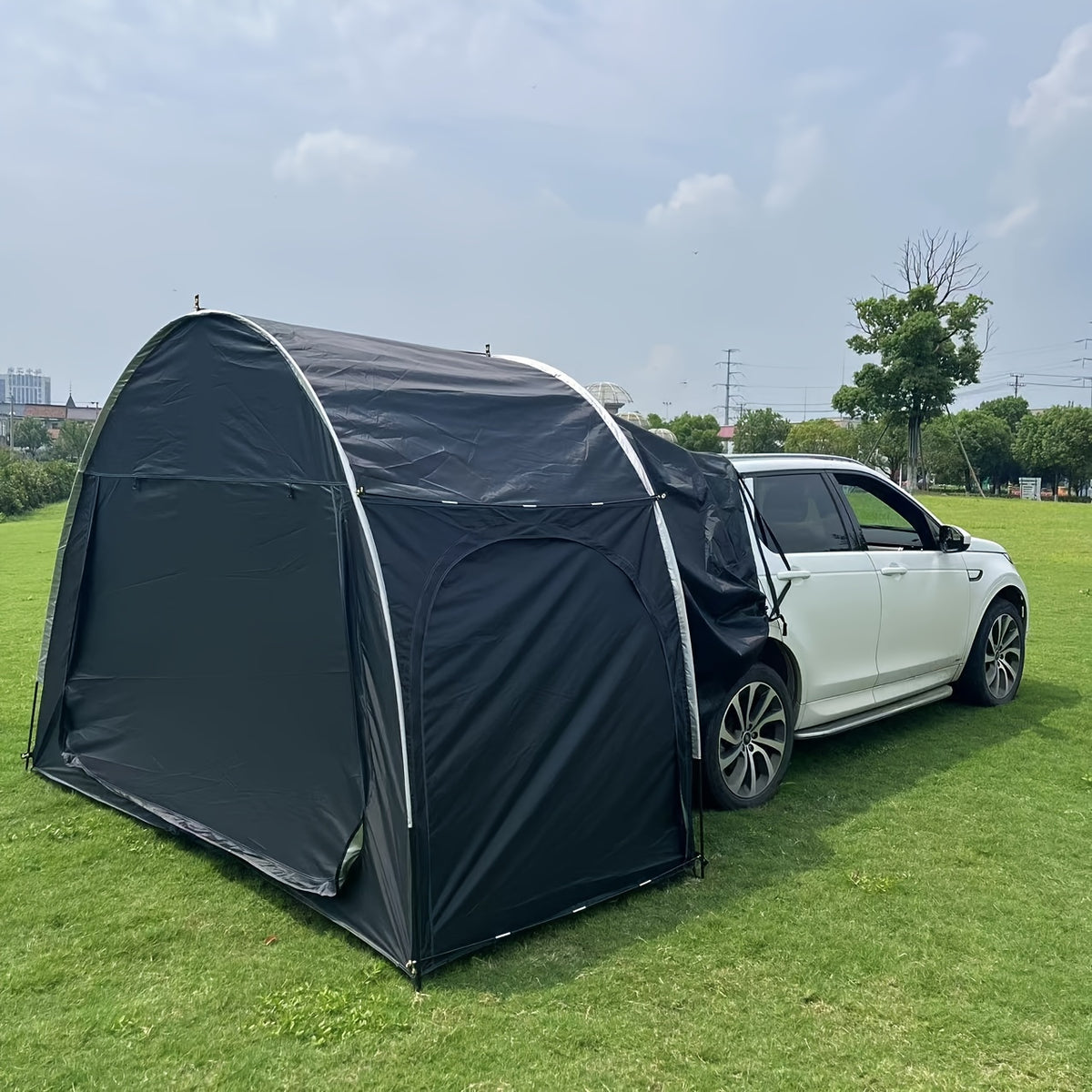 Waterproof Car Camping Tent - Quick-Opening, Self-Driving Sunshade, Spacious Outdoor Shelter with Easy Setup and Takedown, Ideal for Family Camping Trips and Road Adventures
