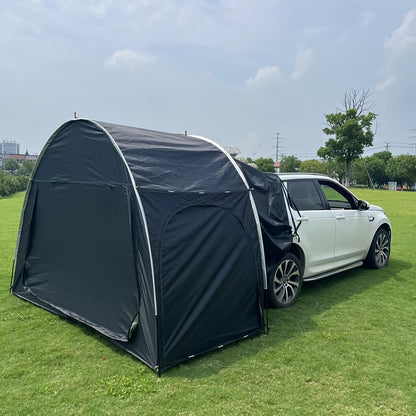 Waterproof Car Camping Tent - Quick-Opening, Self-Driving Sunshade, Spacious Outdoor Shelter with Easy Setup and Takedown, Ideal for Family Camping Trips and Road Adventures