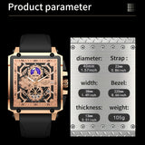 LIGE Fashion Chronograph Watches Sports Wristwatch Men's Accessories, Ideal Choice For Gifts