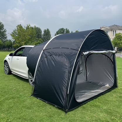 Waterproof Car Camping Tent - Quick-Opening, Self-Driving Sunshade, Spacious Outdoor Shelter with Easy Setup and Takedown, Ideal for Family Camping Trips and Road Adventures