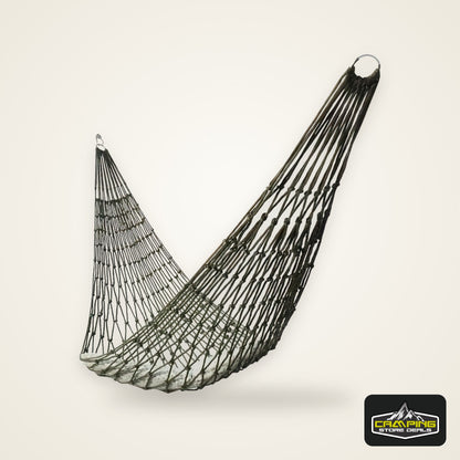 2pcs Portable Nylon Mesh Hammocks - Durable, Non-Woven Outdoor Relaxation Gear for Camping & Sports