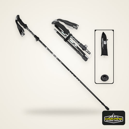 2PCS Trekking Poles Adjustable Ultralight Walking Sticks Alpenstock Outdoor Hiking-Climbing Mountaineering Sticks