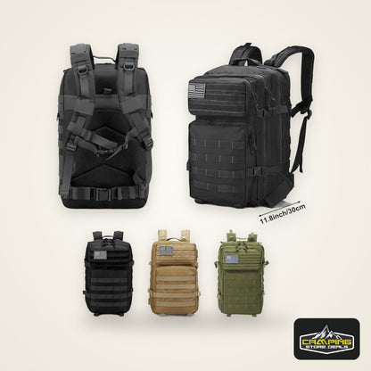 2Q-50L Tactical Backpack Men's Travel Large Capacity Rucksacks Men Waterproof Outdoor 1Sports Multi-functional Bags