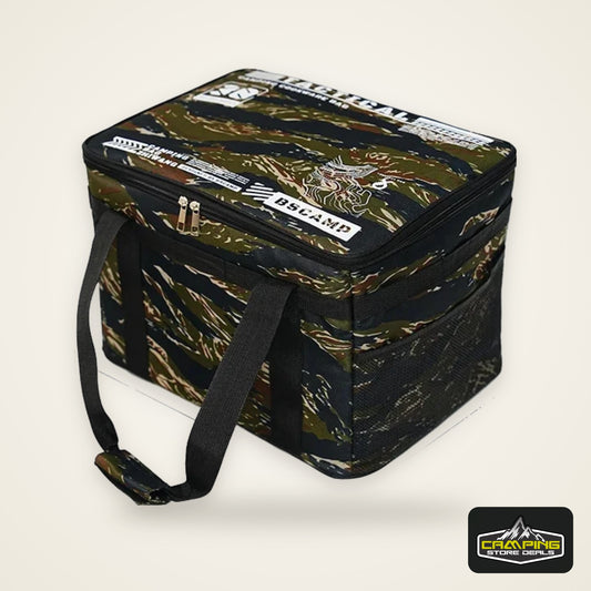 30-42L Tactical Camping Storage Bag - Insulated Folding Box for Picnic, Tableware & Field Equipment Waterproof