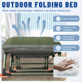 Sleeping Cots/Camping Cots For Adults-6 Adjustable Positions, Foldable Poldable Folding Cot With Blanket And Cover, Heavy Duty Strong Frame Cot Bed For Camp, Travel, Room, Office(900lbs Plank Support)