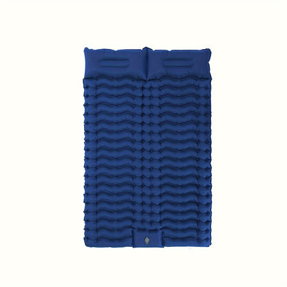 2-Person Ultralight Double Sleeping Pad with Pillow & Foot Pump