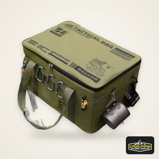 30L/42L/56L Autumn Camping Bag Insulated Waterproof Tactical Foldable Outdoor Picnic Tableware Storage Box Large Capacity Field