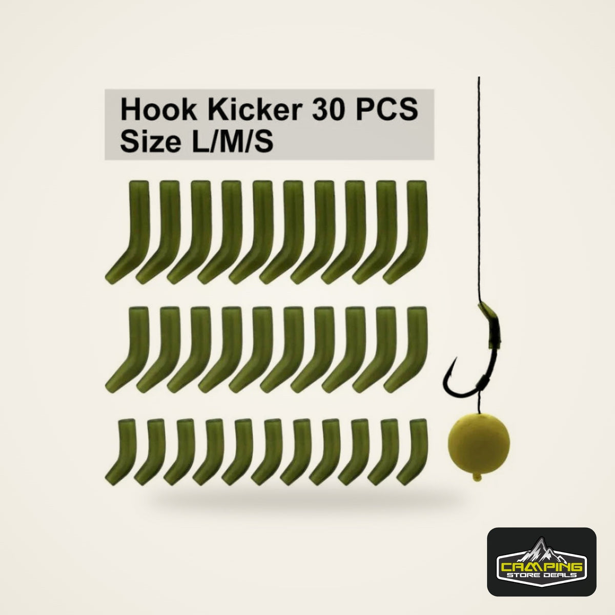 Carp Hook Kickers and D-Rig Aligners (30 Pack)