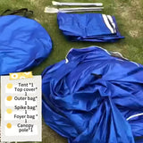 1pc Outdoor Camping Extension Tent Suitable For Suv, Car Tail Tent, Trunk Car Tail Box Tent, Car Camping Tent