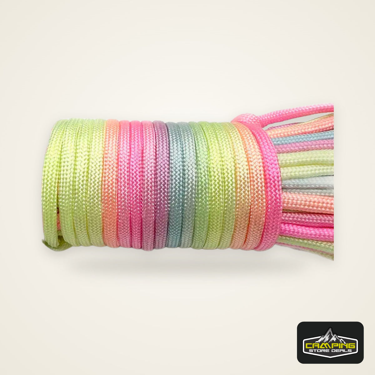 31mRainbow Paracord Rope 2mm/3mm/4mm 7 Strands Climbing Parachute Rope Survival Gear Bracelet Durable Cord for Outdoor Activitie