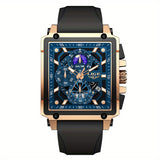 LIGE Fashion Chronograph Watches Sports Wristwatch Men's Accessories, Ideal Choice For Gifts