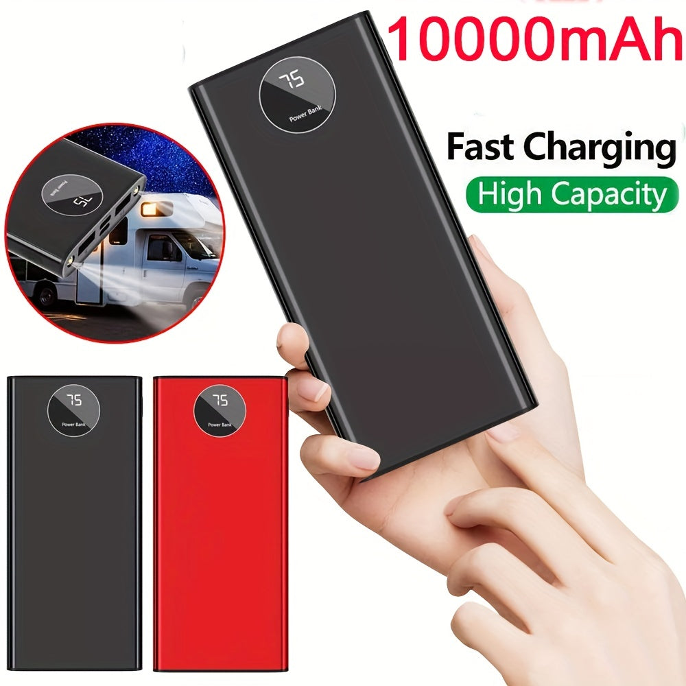 10000mAh Portable Power Bank USB LCD External Battery Charger For Cell Phone