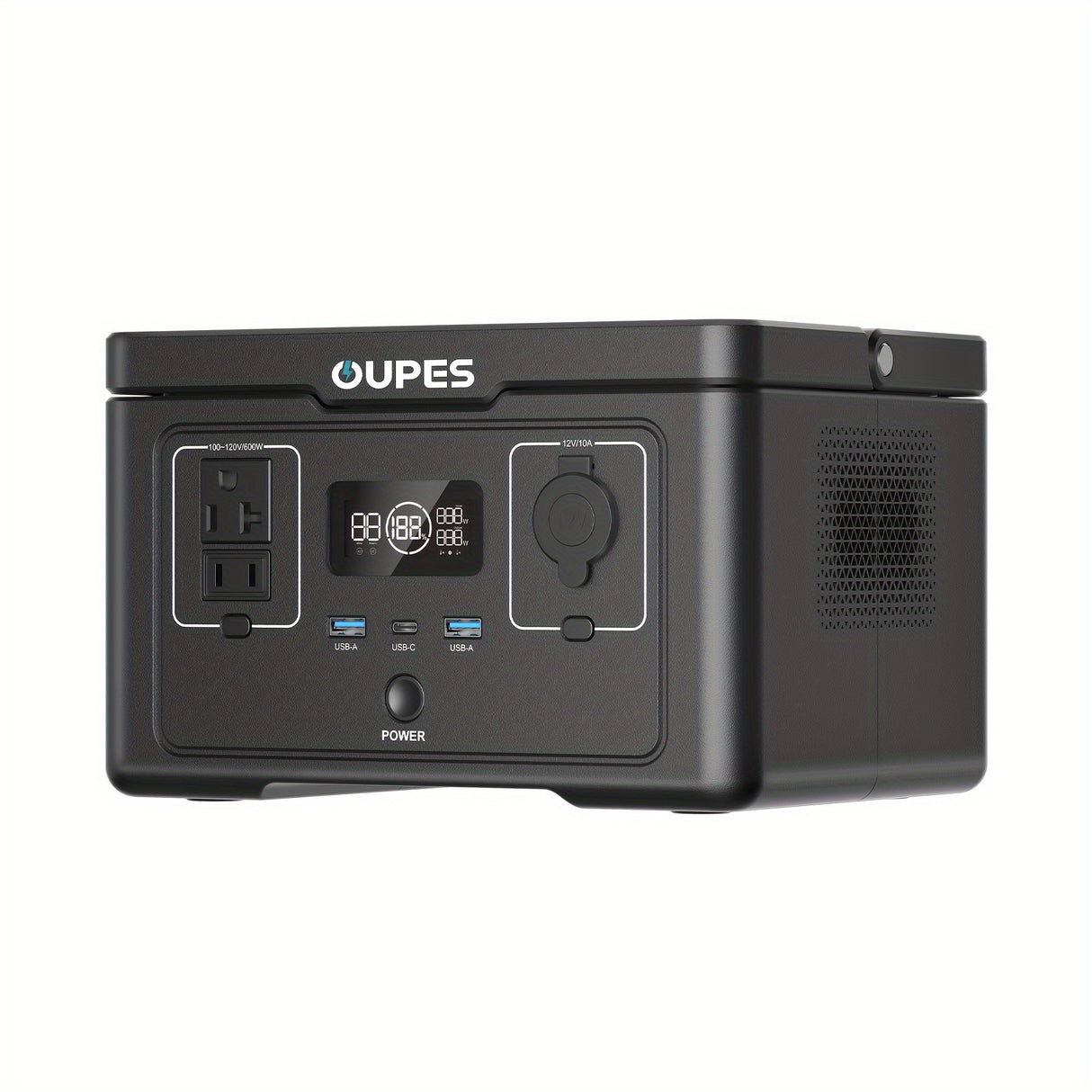 OUPES 600W/256Wh Exodus 600 Portable Power Station Mini Solar Generator Camping