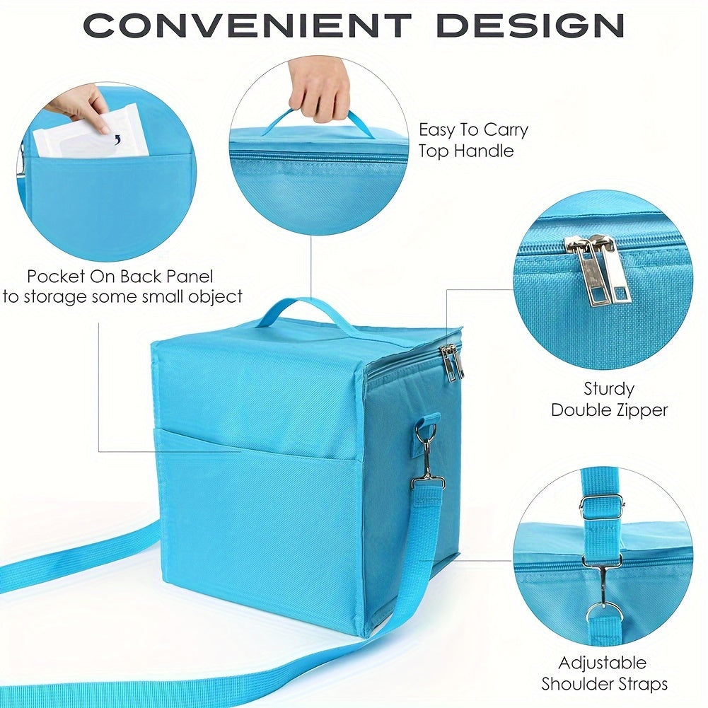 Reusable Insulated Grocery Shopping Bag, Food Delivery Bag, Cooler Bag, Reusable Camping Bag