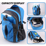 1 Breathable Nylon Large Capacity Lightweight Mountaineering Bag, Hiking Bag, Travel Bag, Outdoor Camping Bag, Computer Bag