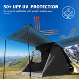 SUV Car Tent, Tailgate Shade Awning Tent for Camping, Vehicle Camping Tents Outdoor Travel