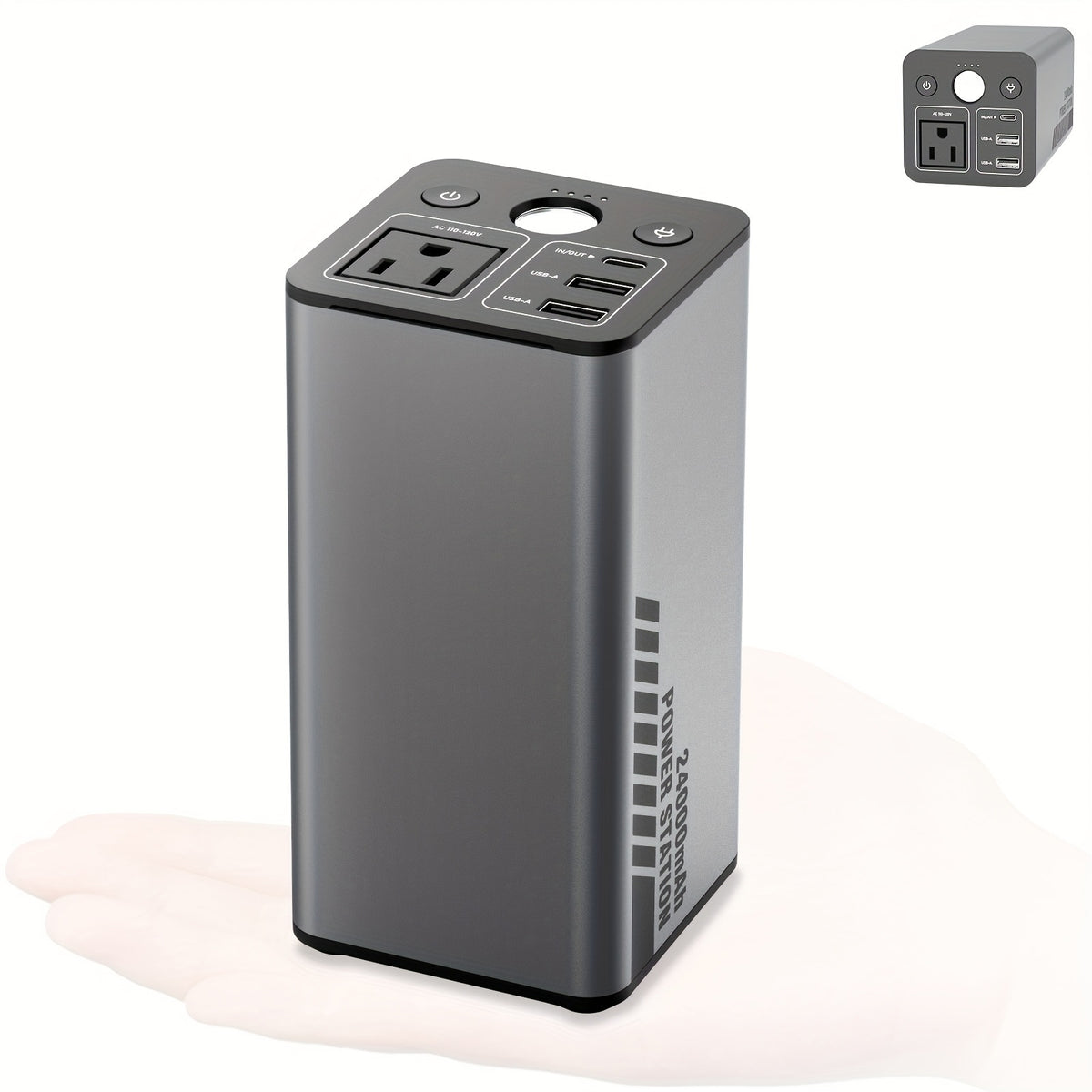 100W Portable Power Station – 88.8Wh, Dual Voltage