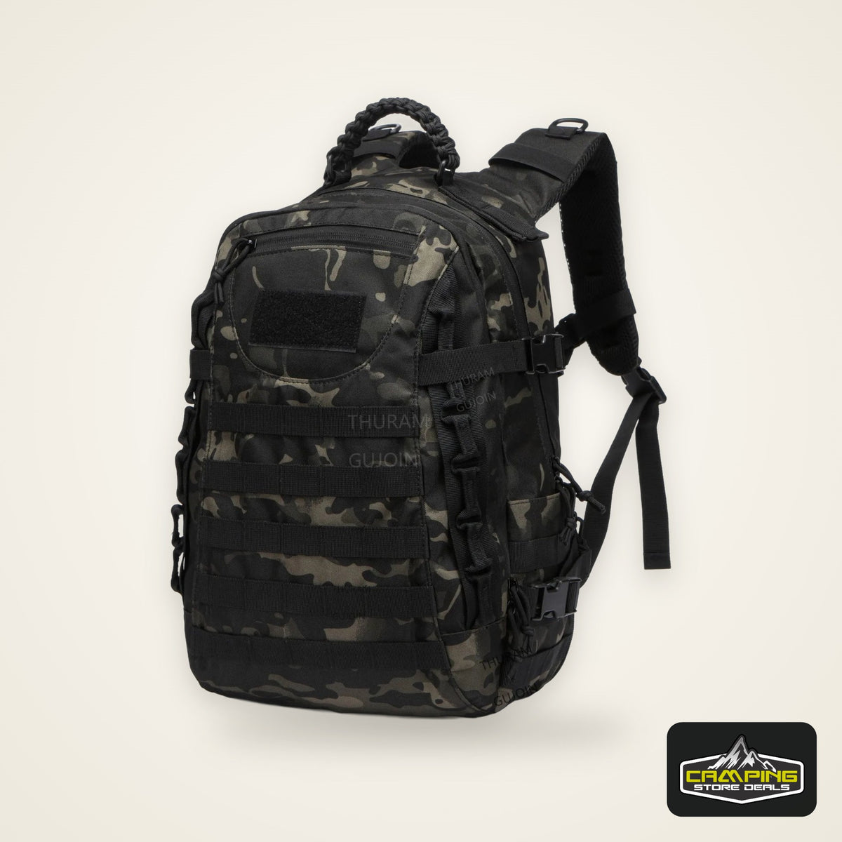 38L Tactical Backpack Style, Large Capacity Waterproof Outdoor Rucksack with MOLLE System, Hiking Camping Travel Bug Out Bag