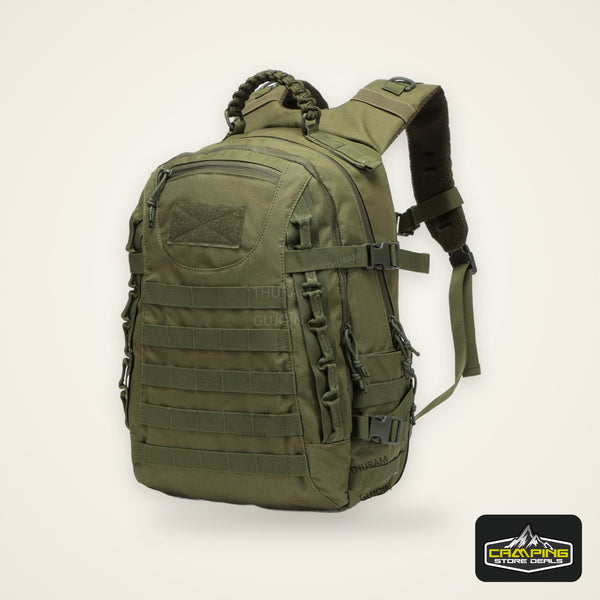 38L Tactical Backpack Style, Large Capacity Waterproof Outdoor Rucksack with MOLLE System, Hiking Camping Travel Bug Out Bag