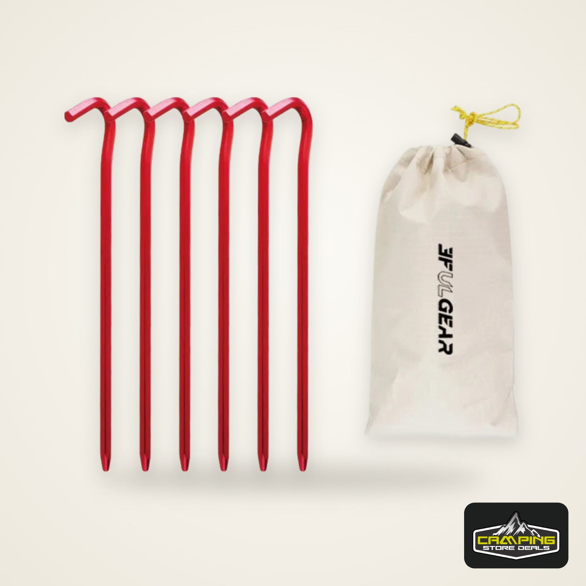3F UL Gear 15.5cm/20cm Outdoor Ultralight Aluminum Alloy Stakes Camping Carbon Fiber Guy Line Canopy Rope Nails Tent Accessories
