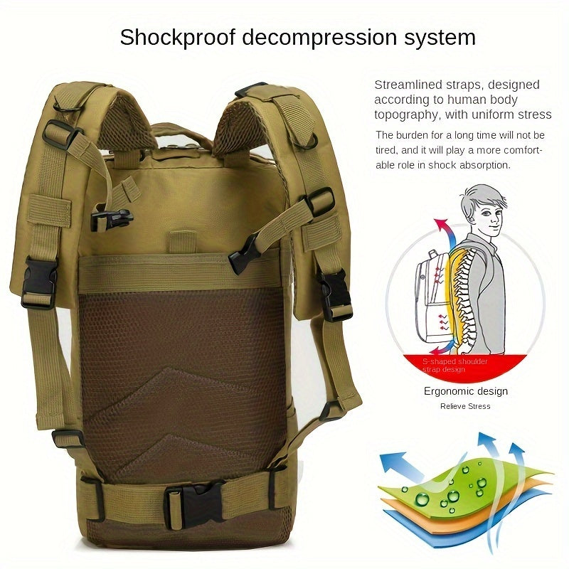 Outdoor sports bag Hiking bag Camping bag Wilderness survival bag Leisure bag Multi-functional backpack