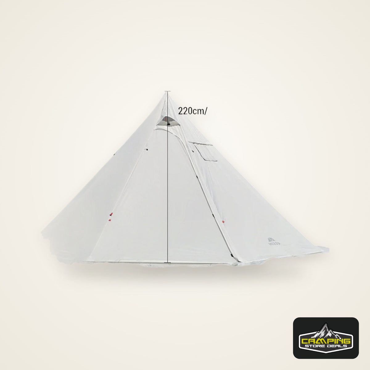 4-6 People Tipi Hot Tent with Stove Jack 400PRO Camping Pyramid Teepee Tent for Camping Backpacking Hiking