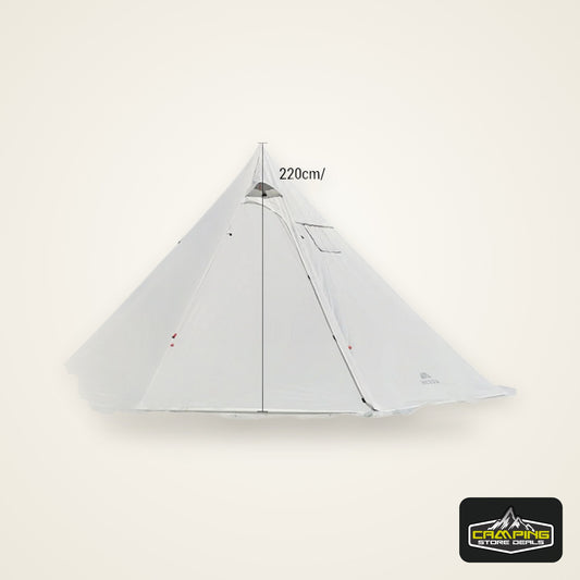 4-6 People Tipi Hot Tent with Stove Jack 400PRO Camping Pyramid Teepee Tent for Camping Backpacking Hiking