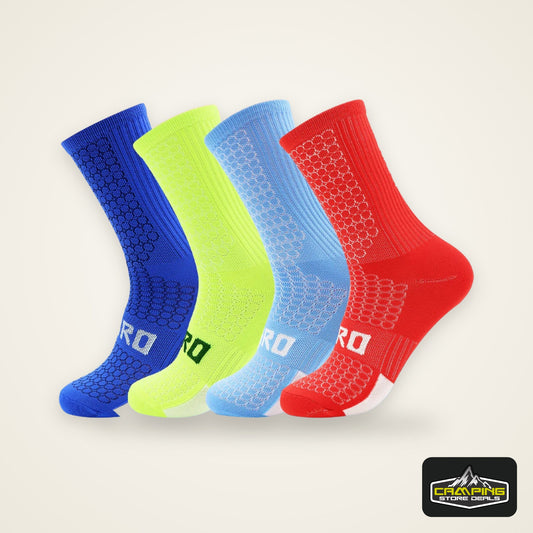 4 Packs Sports Cycling Socks Colorful Anti Smell Ankle Running Athletic Socks, Suitable for Cycling, Running, Hiking Sport, Gym,