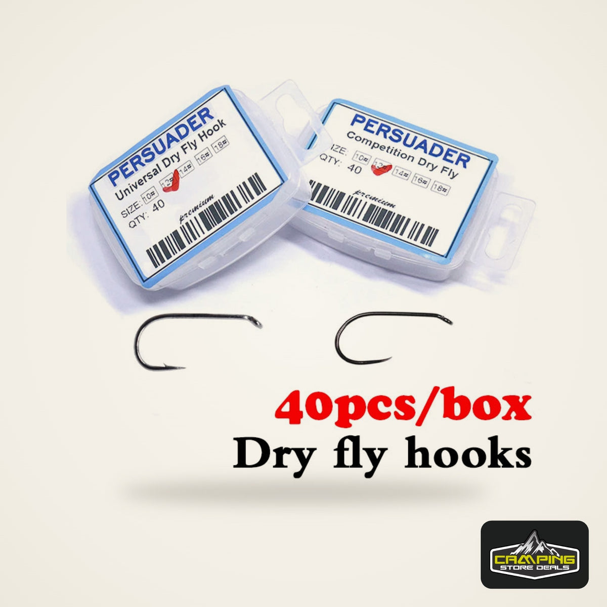 Royal Sissi Fine Wire Dry Fly Hooks (40 Pack)