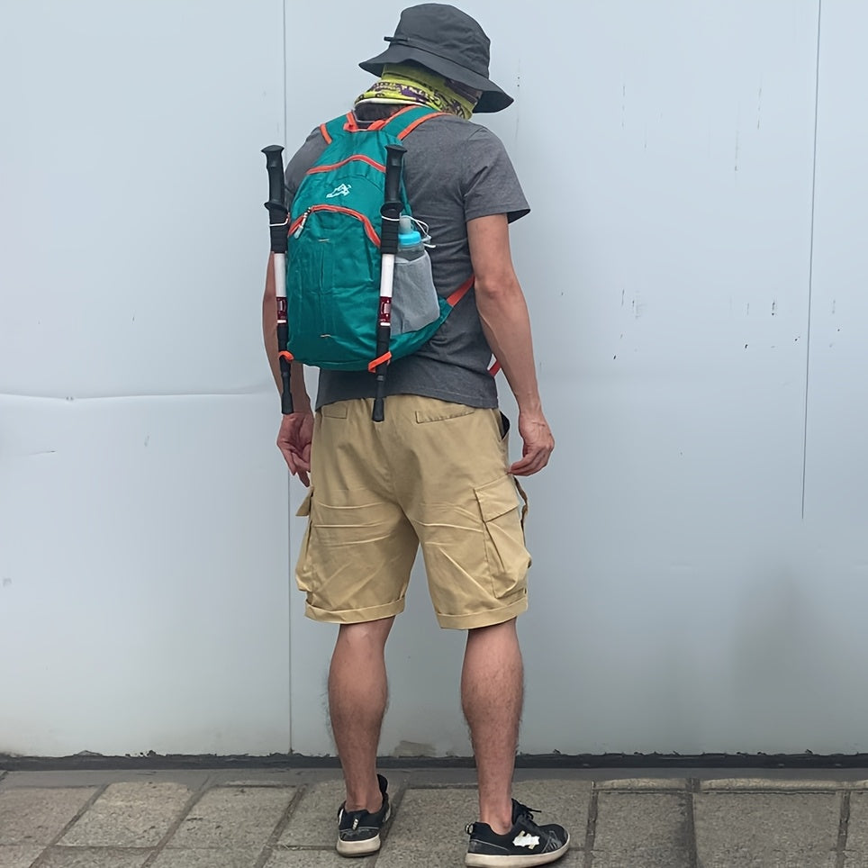 18L Outdoor Sports Backpack Ultra-light Large Capacity Folding Backpack Mountaineering Top Bag Suitable for Hiking, Cycling, Traveling, Business Trips, Commuting and Fitness Shock-absorbing Breathable Shoulder Straps Quick Fo