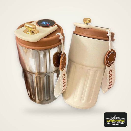 450ML Stainless Steel Thermo Water Bottle LED Temperature Display Coffee Cup Keep Cold and Heat Thermal Mug Travel Vacuum Flask
