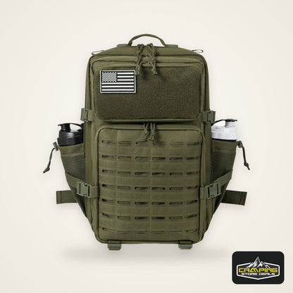 45L Tactical Backpack Molle System Men's Outdoor Hiking Rucksack with Bottle Holder EDC GYM Hunting Bag for Survival