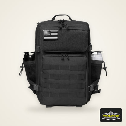 45L Tactical Backpack Survival Bag Hunting MOLLE Backpack GYM For Men EDC Outdoor Hiking Rucksack With Bottle Holder