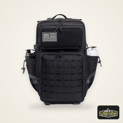 45L Tactical Backpack Survival Bag Hunting MOLLE Backpack GYM For Men EDC Outdoor Hiking Rucksack With Bottle Holder