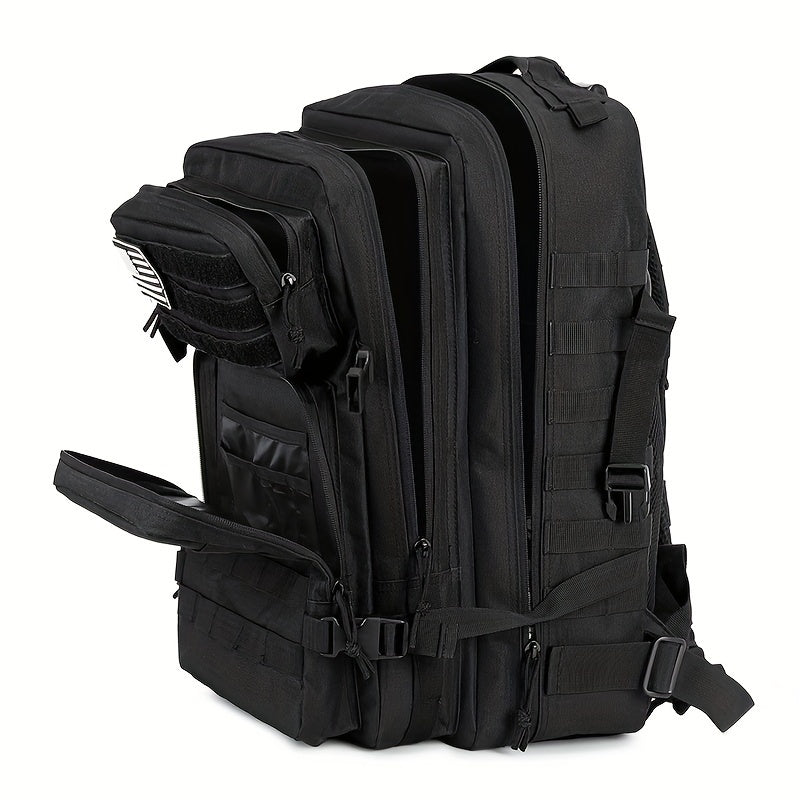 Outdoor Tactical Backpack, Waterproof MOLLE Hiking Camping Bag, Large Capacity Nylon Hiking Backpack For Men And Women