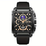 LIGE Fashion Chronograph Watches Sports Wristwatch Men's Accessories, Ideal Choice For Gifts