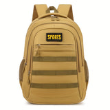 Men'S Camo Large Capacity Backpack - Durable Nylon, Multiple Compartments, Zip Closure, Ideal for Hiking, Travel & School, Outdoor Backpack|Camouflage Backpack|Secure Zipper Closure, Backpack for Trave